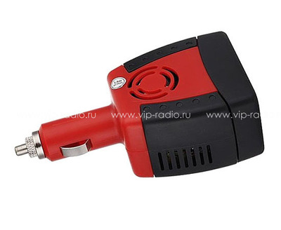 Портативный автомобильный инвертор REXANT 150W 12/220V c USB